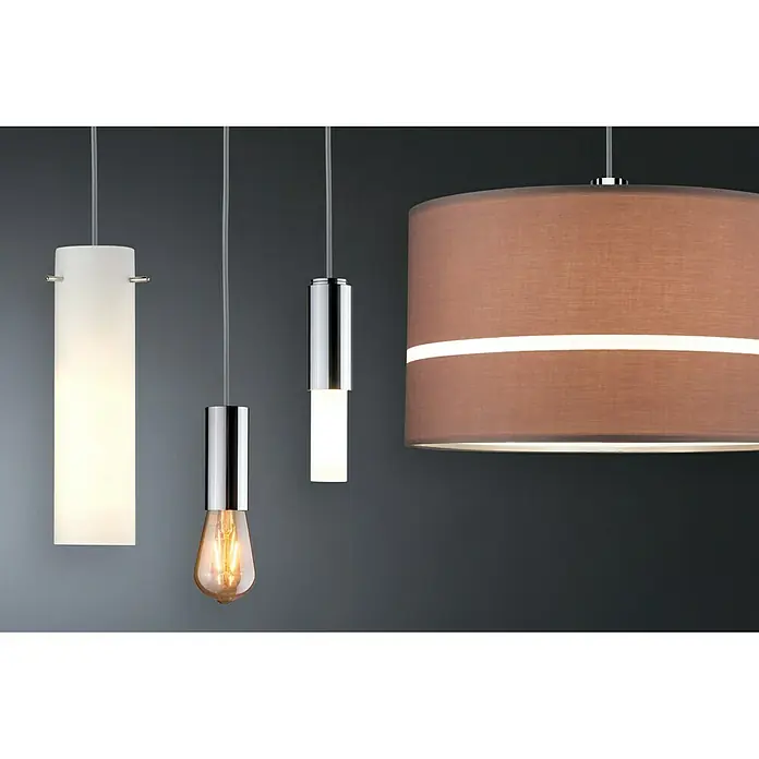 Paulmann URail 2Easy Lámpara colgante Basic - 20 W, Cromo, Cromado mate, Altura: 150 cm - Foto ambiente