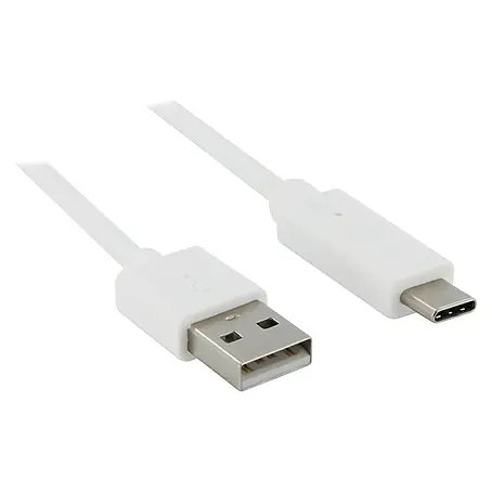 Metronic  Cable USB Blanco
