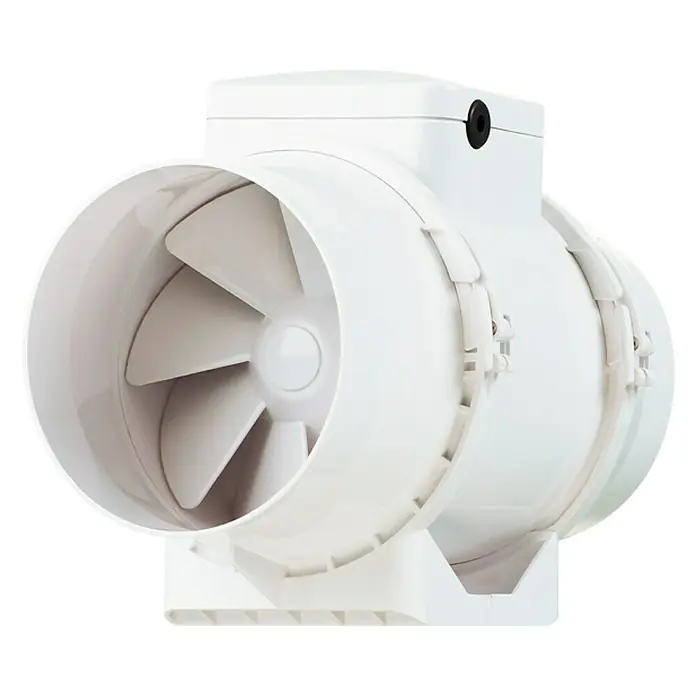 Extractor tubular TT 100 - 100 mm, Potencia de aire máx.: 187 m³/h