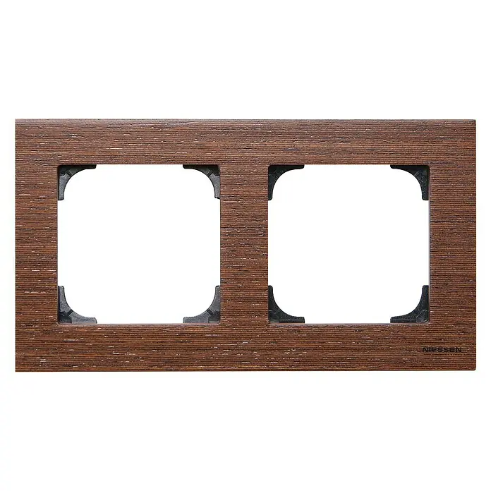 Niessen Sky Marco - Wengué, x 2, Plástico, Montaje en la pared