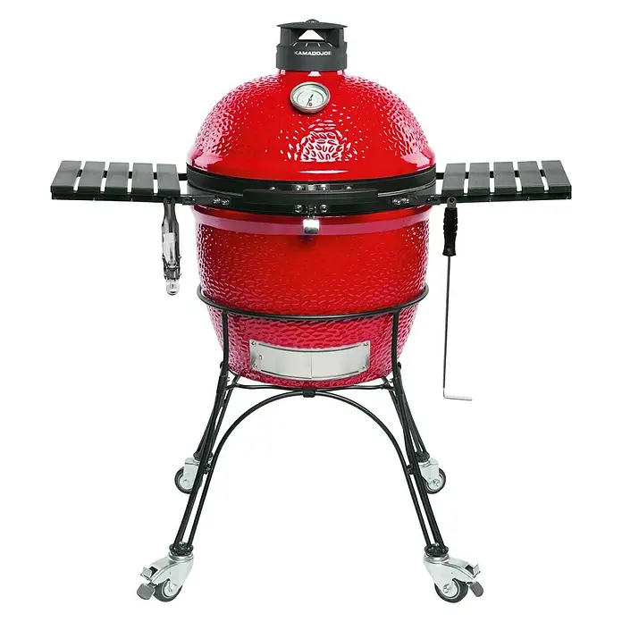 Kamado Joe Houtskoolbarbecue Classic II - Rood, Hoofdgrilloppervlak: Ø 46 cm