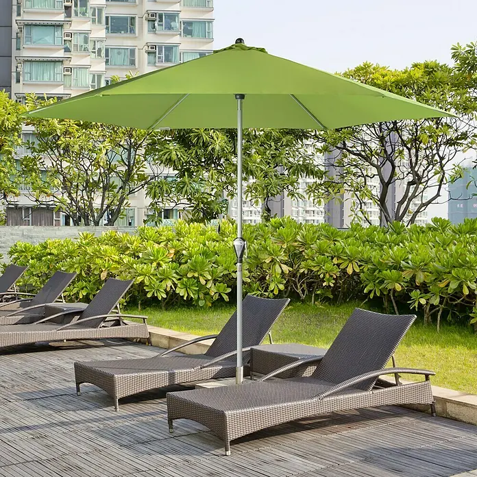 Doppler Active Kurbelschirm Auto Tilt - Fresh Green, Durchmesser: 320 cm - Stimmungsaufnahme