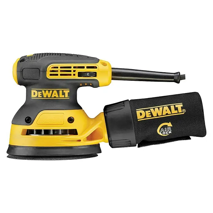 Dewalt Ekscentrična brusilica DWE6423 - 280 W, Promjer brusnog tanjura: 125 mm - Pogled sprijeda