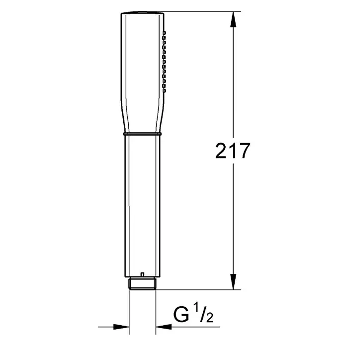 Grohe Handbrause Grandera Stick - Anzahl Funktionen: 1 Stk., Chrom