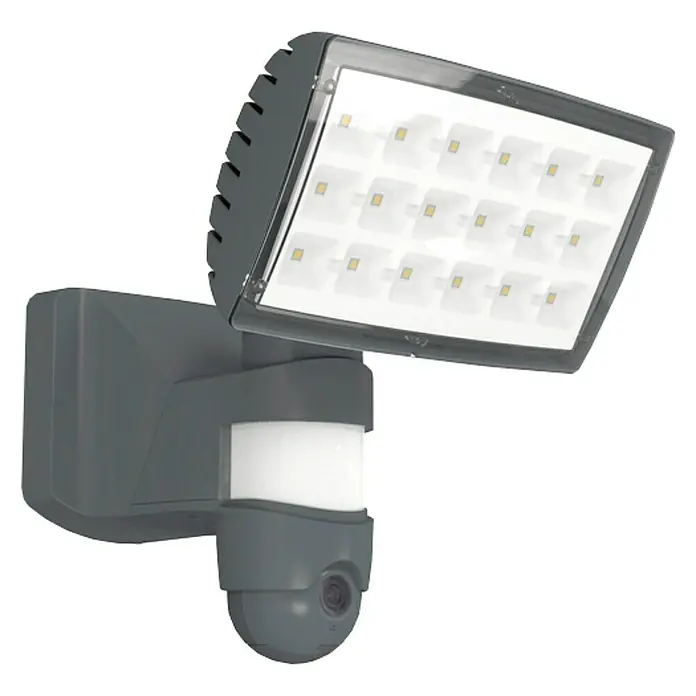 Lutec Proyector LED con sensor Peri - 25 W, Gris