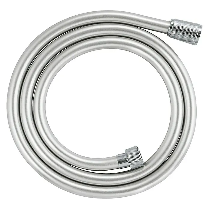 Grohe Brauseschlauch Silverflex - Länge: 175 cm, ½″, Kunststoff, Chrom - Vorderansicht