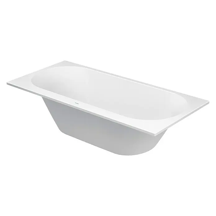 Duravit Darling New Badewanne - 180 x 80 cm, Sanitäracryl, Weiß - Vorderansicht
