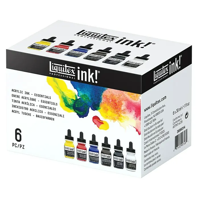 Liquitex Professional Set tekeninkt - 6 st. x 30 ml, Fles