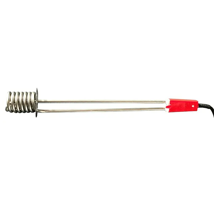 Berg Tecmix Potopni grijač Inox 2000 - Dubina uranjanja: 215 mm - 370 mm, Plemeniti čelik - Pogled s lijeve strane