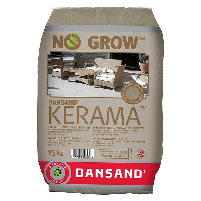 Dansand Fugensand No Grow - Sand/Neutral, Fugentiefe: 20 - 30 mm, 15 kg