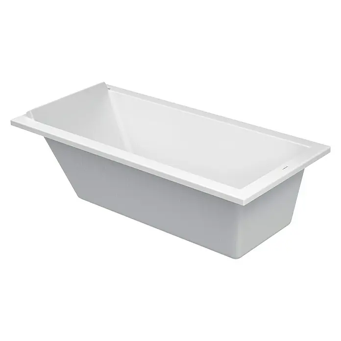 Duravit Starck 1 Badewanne - 170 x 80 cm, Sanitäracryl, Weiß - Vorderansicht