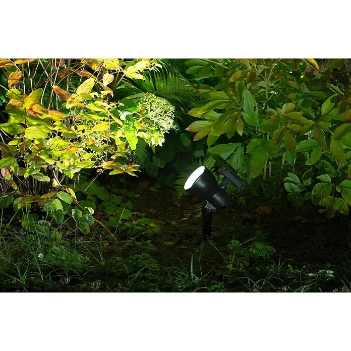 Solarna svjetiljka - LED, Crne boje, Visina: 18,5 cm