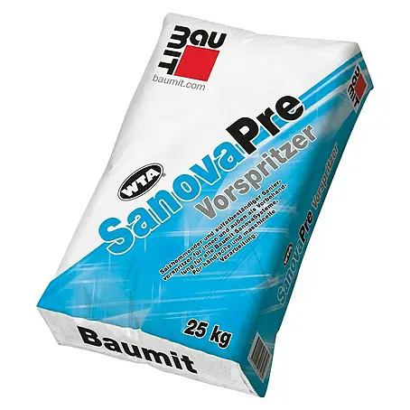 Baumit  Trockenfertigmörtel SanovaPre Vorspritzer