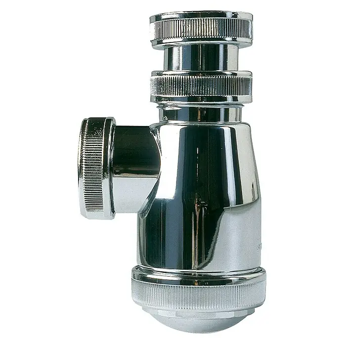 Sifón de botella para lavabo, fregadero o bidé - 1½", Cromado