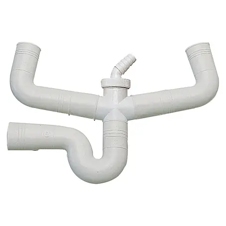 Sifón flexible doble