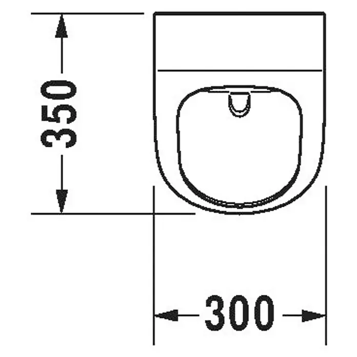 Duravit ME by Starck Urinal - Geeignet für: Montage ohne Deckel, Mit antibakterieller Glasur, Zulauf: Hinten, Absaugspülung, Farbe: Weiß, Mit Zielobjekt