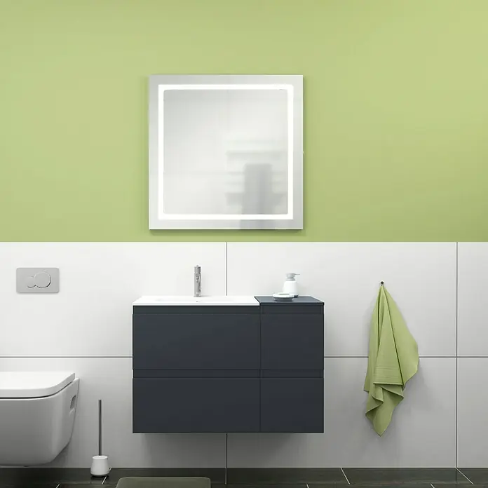 Camargue Espacio Badmöbel-Set H4 - 90 cm, Gama anthrazit matt - Stimmungsaufnahme