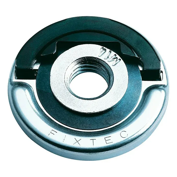 AEG Powertools Spannmutter FIXTEC - Passend für: Winkelschleifer mit M14 Spindelgewinde, Winkelschleifer mit max. Ø 150 mm - Linke Seitenansicht