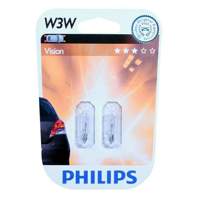 Philips Vision Signaal- en binnenverlichting W3W - W3W, 2 st. - Vooraanzicht