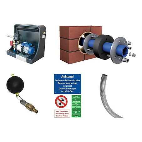 4rainz  Flachtank Komplettpaket Flat L Haus Premium