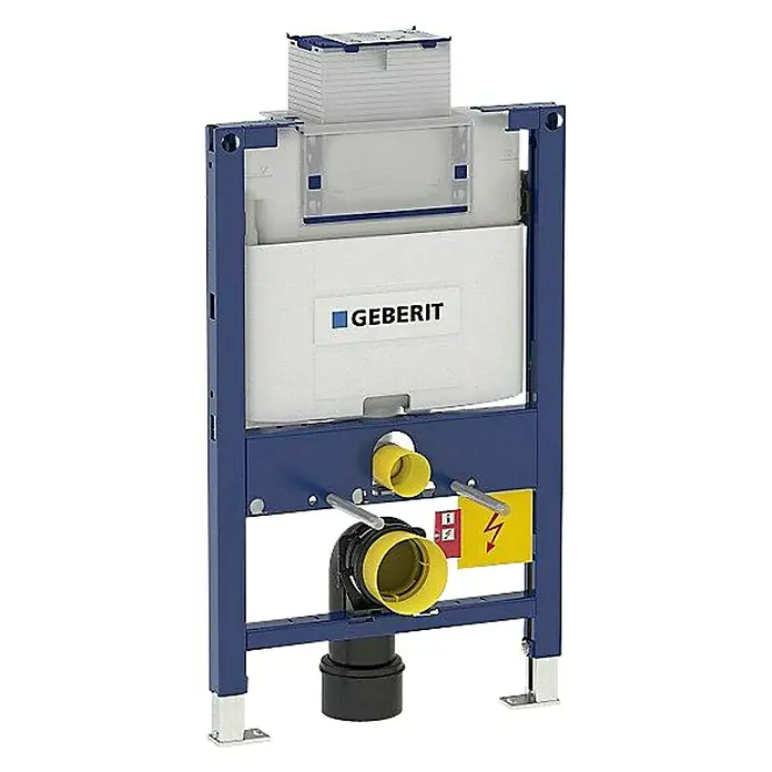 Geberit Duofix WC-Vorwandelement Omega - 2-Mengen-Spülung, 17 x 50 x 82 cm - Vorderansicht