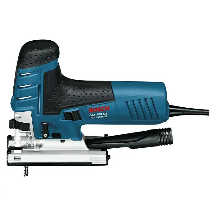 Bosch Professional Stichsäge GST 150 CE - 780 W, Leerlaufhubzahl: 500 Hübe/min - 3.100 Hübe/min - Linke Seitenansicht