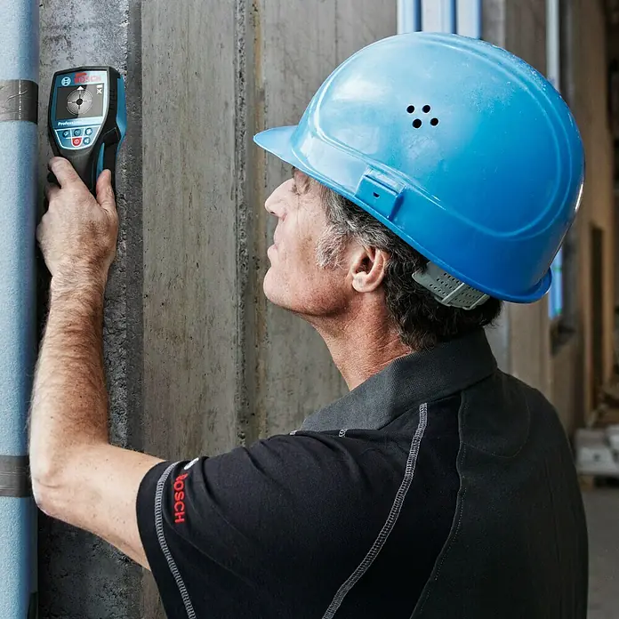 Bosch Professional Ortungsgerät Wallscanner D-tect 120 - Erfassungstiefe: Max. 120 mm Stahl - Anwendungsbeispiel