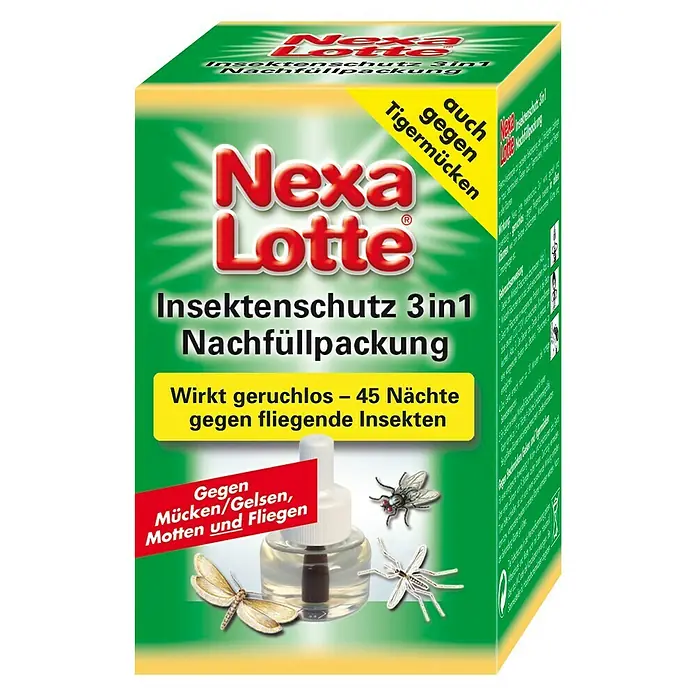 Nexa Lotte Insektenschutz 3 in 1 Nachfüllpackung - 35 ml - Vorderansicht