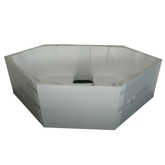 Ottofond Wannenträger Mostar - Passend für: Ottofond Eckbadewanne Mostar 140 x 140 cm - Vorderansicht