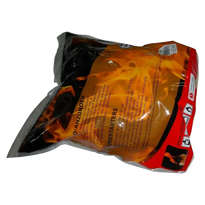 Natuurlijk aanmaakmateriaal - 2 kg, Was - Top-down weergave