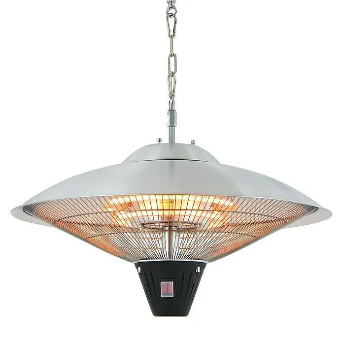 Sunred Deckenheizstrahler - 2.100 W, Silber - Vorderansicht