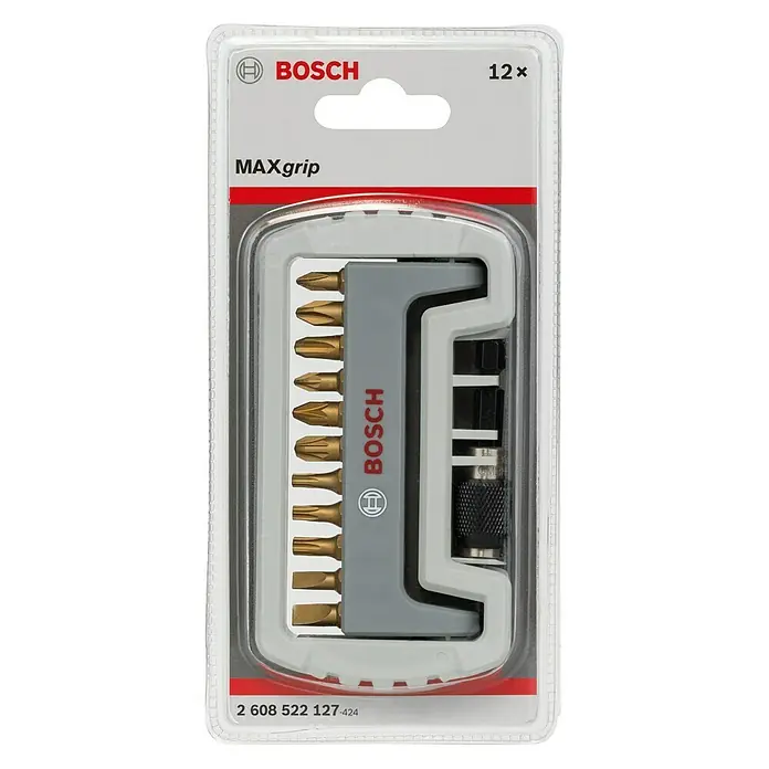 Bosch Professional Komplet bit nastavaka Max Grip - PH/PZ/SL/T, 12 -dij. - Pogled sprijeda