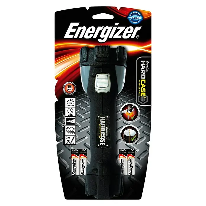 Energizer Linterna Hardcase - LED, 35 lm - 400 lm, Plástico - Vista frontal