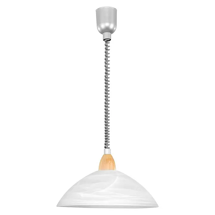 Eglo Pendelleuchte rund Lord 2 - Durchmesser: 360 mm, Höhe: 110 cm - Vorderansicht