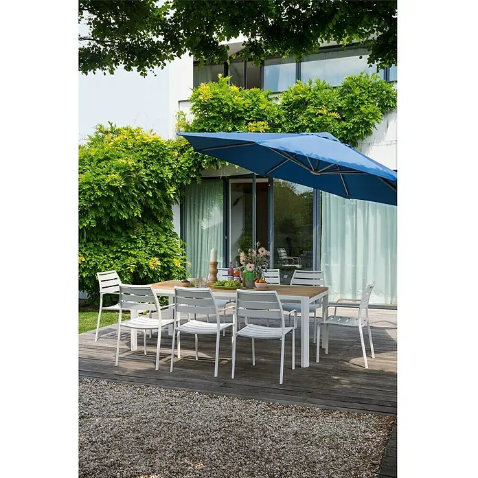 Sunfun Ligurien Schirmbezug - 350 cm, Blau