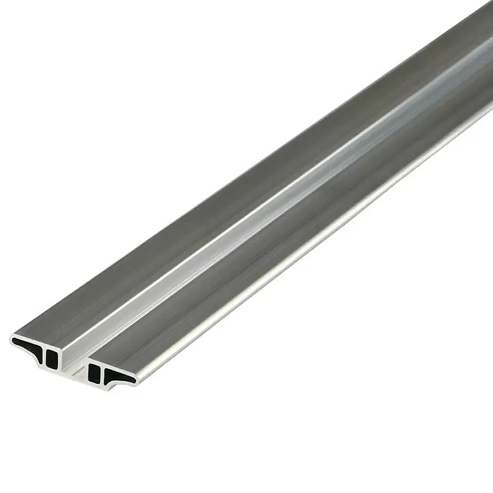 Kovalex Aluminijska podkonstrukcija - Prikladno za: WPC daske za terasu, 250 x 6,2 x 1,2 cm, Aluminij