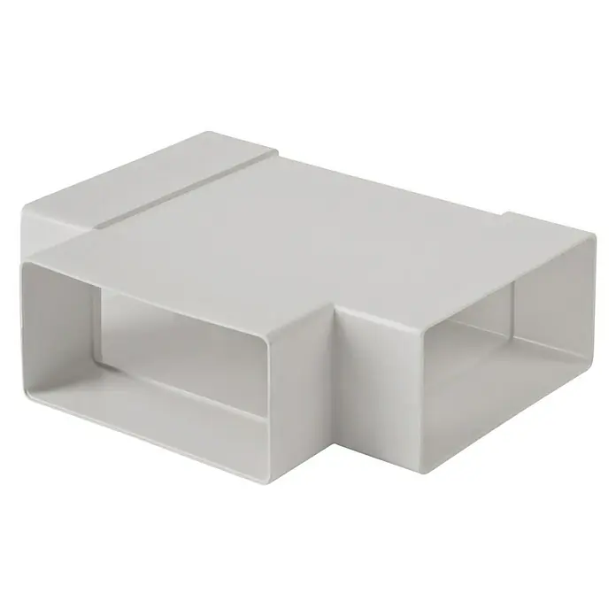 Air-Circle T-element - Dimenzije spojnog dijela: 111 x 54 mm, Bijele boje - Pogled sprijeda