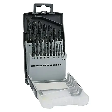 Craftomat  Set svrdla za metal HSS-R Gripbox