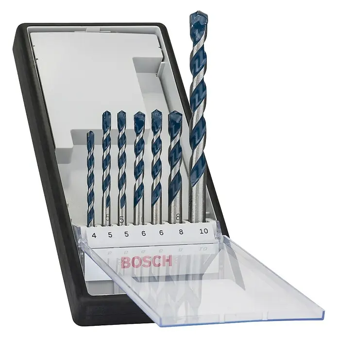 Bosch Betonbohrer-Set CYL-5 - 7 -tlg. - Linke Seitenansicht