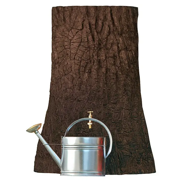 Regentonne Little Tree - 250 l, Dunkelbraun - Vorderansicht