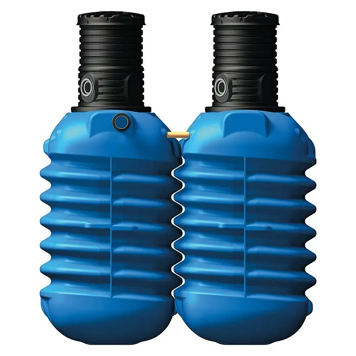 4rainz Regenwassertank Komplettpaket Modularis Garten-Comfort - 5.000 l (2 x 2.500 l), Begehbar - Vorderansicht