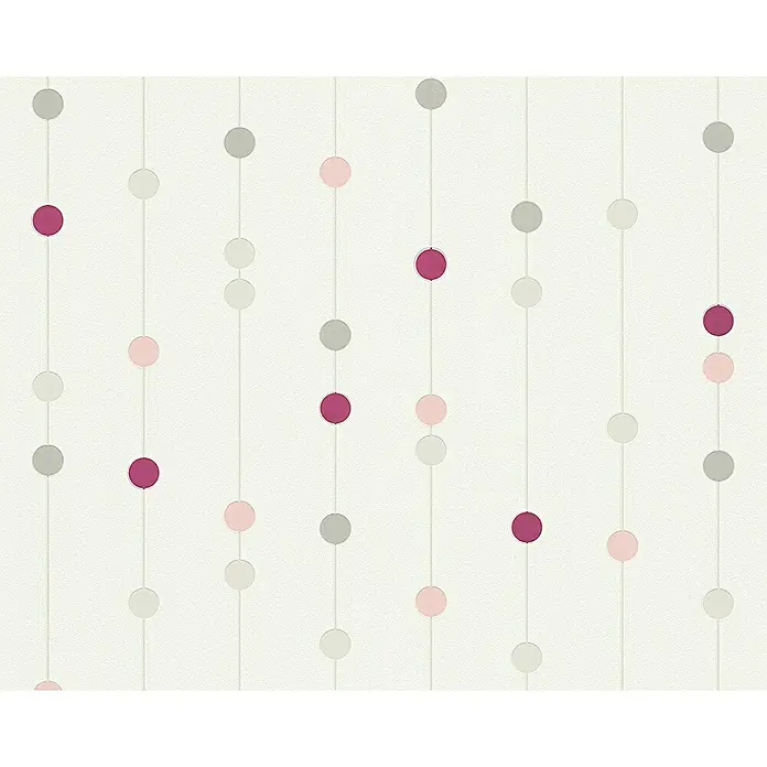 AS Creation Flis tapeta Life 2 - Bež-crveno-bijelo, Grafika, 10,05 x 0,53 m - Detaljan prikaz