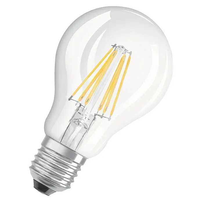 Osram LED žarulja Retrofit Classic A - 7 W, E27, A60, Topla bijela, Može se prigušiti, Prozirno - Pogled odozgo