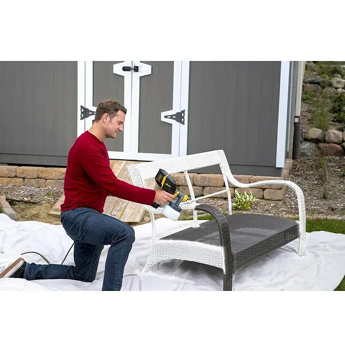 Wagner Farbsprühsystem W 150 Wood & Metal - 300 W, Förderleistung: 0,14 l/min - Vorderansicht