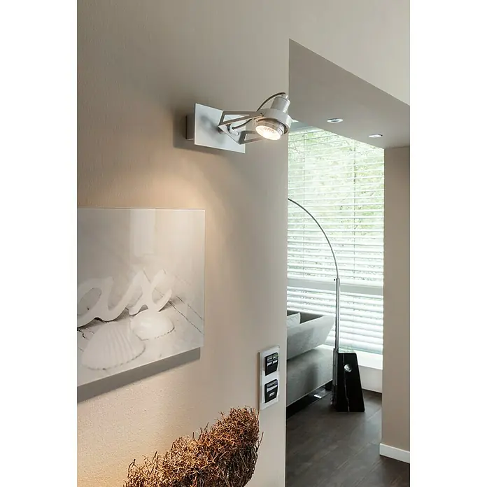 Voltolux Tech Foco para pared y techo - L x An x Al: 16 x 8 x 17,5 cm, GU10