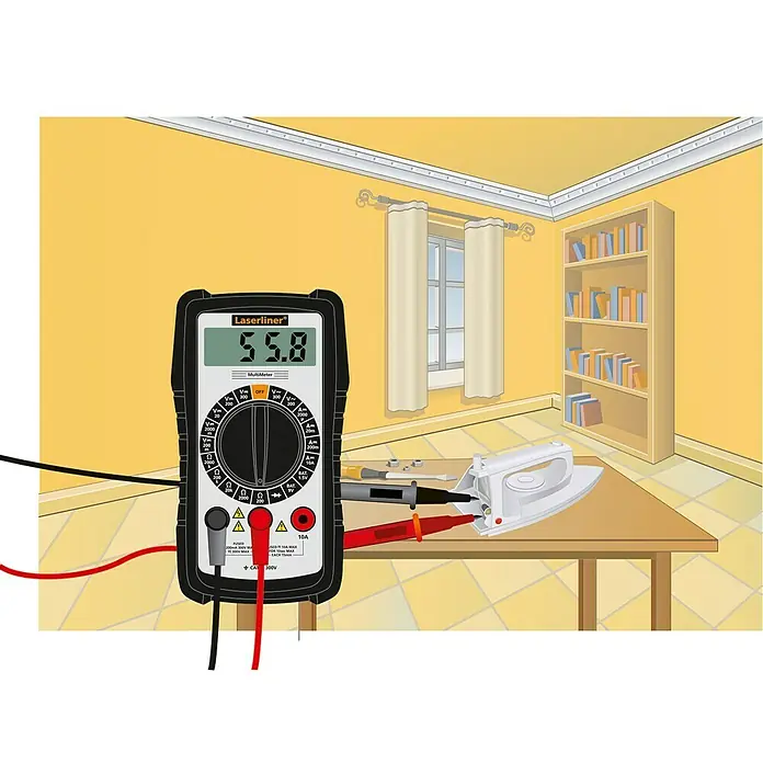Laserliner Digital-Multimeter - Messbereich Wechselspannung: 200 V - 300 V - Anwendungsbeispiel