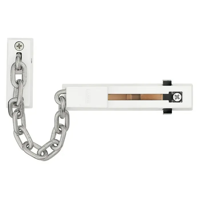 Abus Lanac za vrata SK 66 - 16,5 cm, Bijele boje - Pogled sprijeda