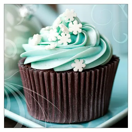 Cuadro de vidrio Cupcake