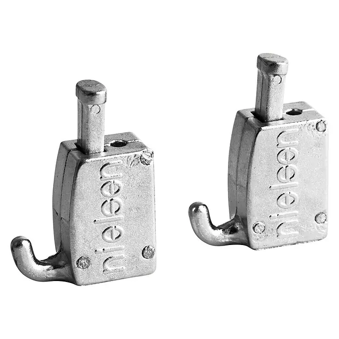 Nielsen Bilderhaken Power Hook - Belastbarkeit: 7 kg, Metall, Silber, 2 Stk. - Vorderansicht