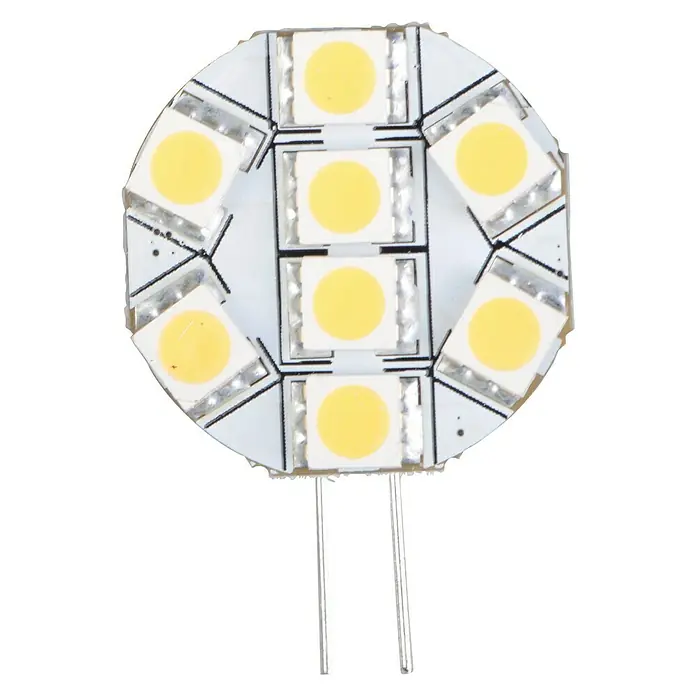 Talamex LED-Plättchen für Boote - 1,2 W, 10 V - 30 V, Lichtfarbe: Warmweiß, G (A bis G) - Vorderansicht
